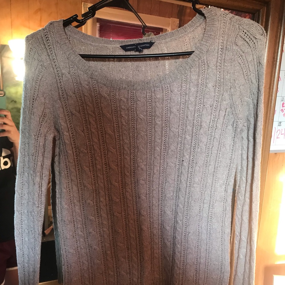 American Eagle Cord Sweater